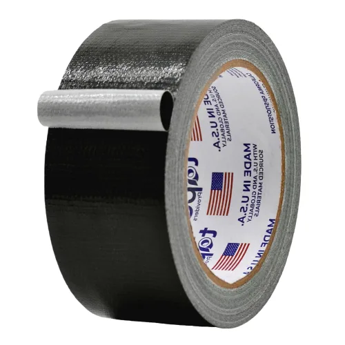 MAT - Cinta adhesiva negra de grado industrial, 2 pulgadas x 60 pies, impermeable, resistente a los rayos UV para manualidades, mejoras del hogar,