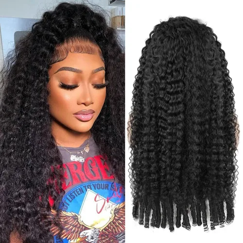 Miniatura 45 de CHEETAHBEAUTY Pelucas de cabello humano brasileño ondulado profundo #4 marrón chocolate 13X6 HD de encaje frontal transparente grado 10A rizado