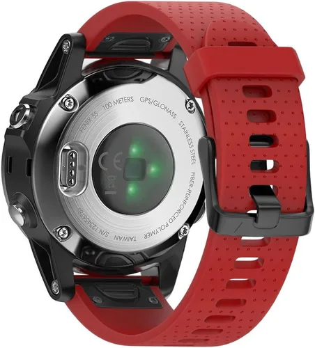 Miniatura 11 de ANCOOL - Correa para Garmin Fenix 5S, de ajuste fácil, de silicona suave de 20 mm de ancho, correa de reloj para Fenix 5S, #2-Negro