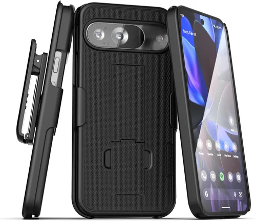 Miniatura 10 de Encased Funda para cinturón compatible con Pixel 8 con clip de funda y soporte (8)