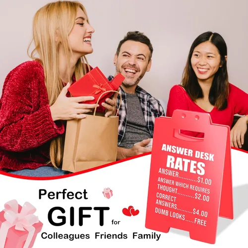 Miniatura 7 de Smilelife Divertidos regalos de agradecimiento para empleados de oficina y empleados, respuesta, tarifas de escritorio, decoración de cubículo