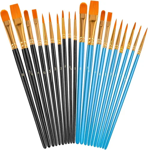 Miniatura 10 de para niños, adolescentes, chicas adolescentes, cosas de moda, relleno para cesta de Pascua, juego de pinceles de pintura acrílica Soucolor para Rosa
