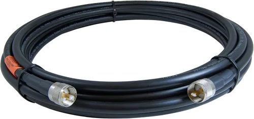 Miniatura 3 de RG-213/U MILSPEC - 15 pies de largo - UHF macho - PL-259 - para jamón y CB