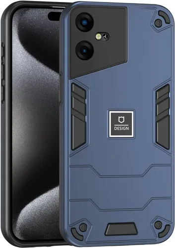 Miniatura 467 de Funda compatible con Huawei Y9 Prime (2019), compatible con Huawei Y9 Prime (2019) 4G STK-L21 2 en 1 [PC duro + TPU], funda de teléfono azul