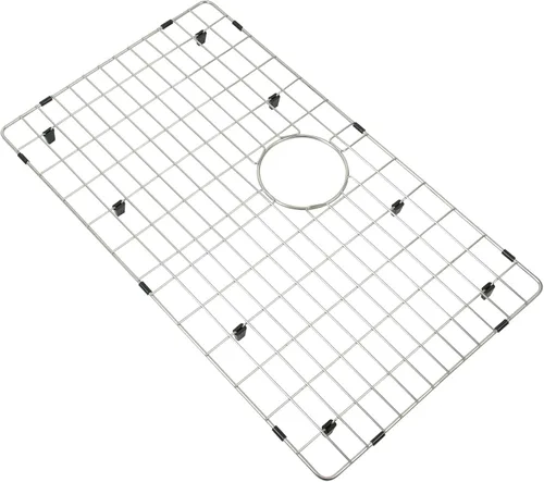 Miniatura 14 de LQS Rejilla de fregadero y rejilla inferior del fregadero, protector de fregadero para fregaderos de cocina de acero inoxidable de 19 1/16 x 13 3/4
