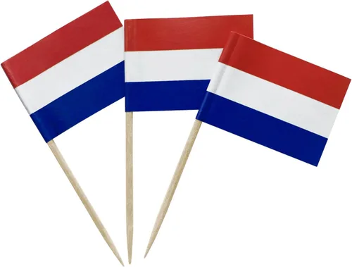 Miniatura 4 de 100 piezas Bandera de Costa Rica Bandera pequeña de Costa Rica con palillo de dientes Decoración Mini Toppers para cupcakes y brochetas para cóctel