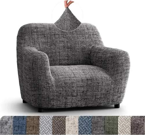 Miniatura 14 de PAULATO BY GA.I.CO. Funda para silla – Funda elástica para sillón – Funda de sillón para mascotas y niños – Fundas suaves para silla – Protector