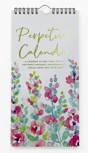 Miniatura 12 de Calendario perpetuo de pájaros y hojas tropicales para colgar en la pared, aniversario, recordatorio de eventos especiales, calendario con impresión
