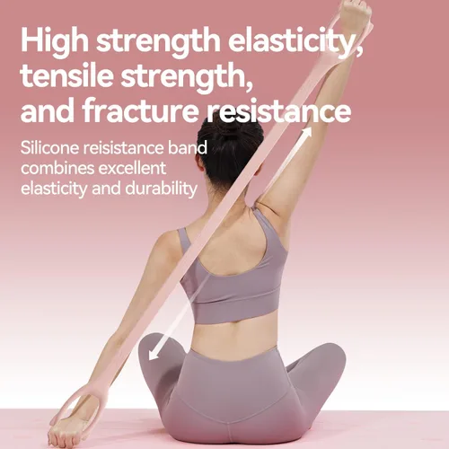 Miniatura 7 de Figure 8 Workout Resistance Band - 3 Elasticities Optional 20 30 40lb, Thicker Durable Arm Back Shoulder Exercise Elastic Rope Yoga Straps Pilates
