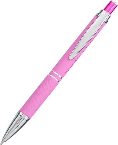 Miniatura 4 de Christian Art Gifts The Lord Bless You Pink Stylish Classic Pen in Matching Gift Case - Numbers 6:24 Bible Verse Refillable Retractable Medium