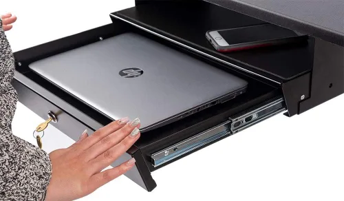 Miniatura 3 de Stand Up Desk Store cajón deslizante para colocar debajo del escritorio, espacio de almacenamiento y organización para escritorios de pie