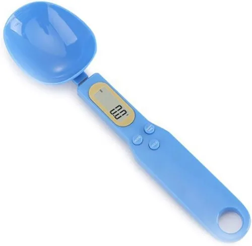 Miniatura 5 de Cuchara de báscula de alimentos, báscula de cocina portátil de alta precisión para el hogar, 1.1 lb/500 g (0.00 oz) LCD electrónico preciso