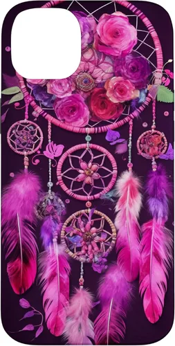 Miniatura 15 de Feather and Flower Dream Catcher Designed Case for iPhone 17