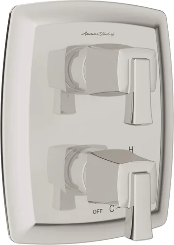 Miniatura 9 de American Standard TU353740.295 Townsend - Desviador de ducha integrado de 2 manijas, solo níquel cepillado