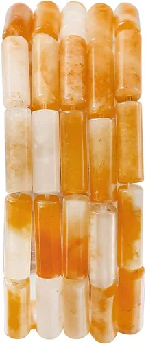 Miniatura 16 de BEADIA Cuentas de tubo de amazonita natural de 0.512 x 0.157 in, 30 cuentas cilíndricas sueltas de semi piedras preciosas para diseño de joyería