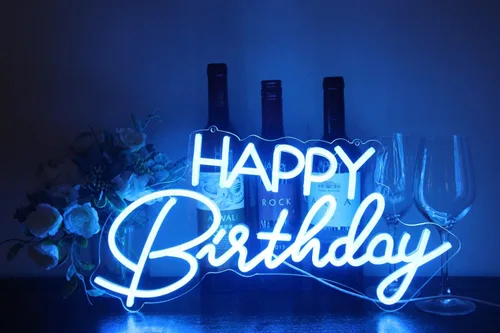 Miniatura 13 de Ulalaza Letrero de neón LED para decoración de pared, fiesta, dormitorio, habitación, bar, boda, hogar, cumpleaños, decoración artística, Navidad