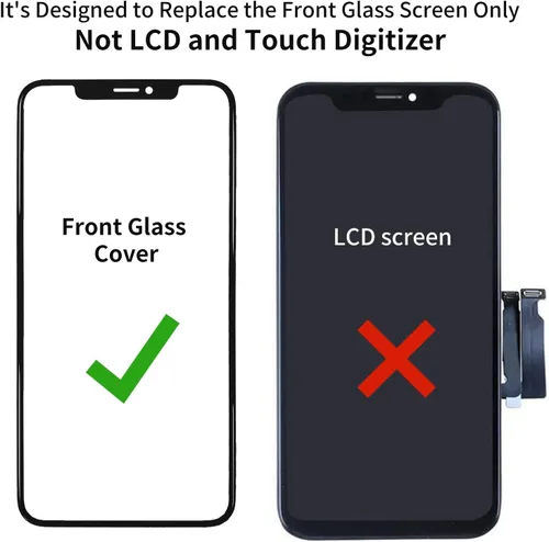 Miniatura 2 de Reemplazo de cristal de pantalla compatible con iPhone serie 13 de 6.1 pulgadas, kit de pantalla de repuesto con herramientas de reparación