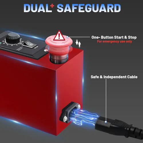 Miniatura 3 de Nuevo extractor de miel eléctrico para 2/4 marcos con cubierta protectora, dispositivo de control inteligente de 2ª generación diseñado