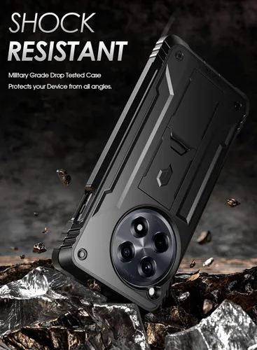 Miniatura 6 de Funda Poetic Revolution Compatible con OnePlus 12R 5G (2024), con protector de pantalla integrado, funciona con identificación por huellas