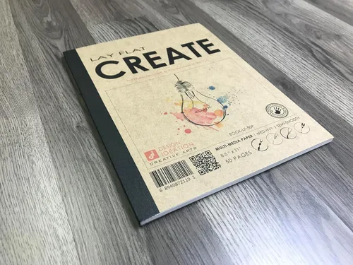 Miniatura 3 de Design Ideation Lay Flat Create. Cuaderno de bocetos de hoja extraíble. Papel premium. Encuadernación plana reforzada Smart-Bind (8.5" x 11")