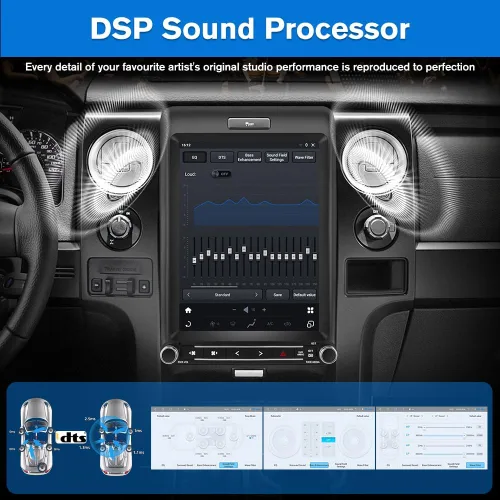 Miniatura 4 de AWESAFE Qualcomm 8 Core para Ford F150 Radio Upgrade 2013 2014, T Style 12.1 pulgadas Android 13 Pantalla táctil F150 Unidad Principal Carplay