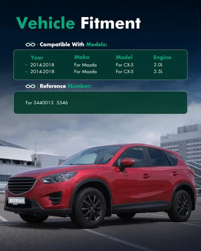 Miniatura 4 de SCITOO - Amortiguadores traseros para Mazda se adapta a 2014-2018 para Mazda CX-5 Shocks 3440013 5546 Shocks Struts - Juego de 2 piezas