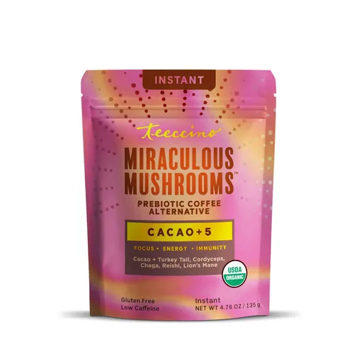 Miniatura 14 de Teeccino Lion’s Mane Rhodiola Café alternativo de setas adaptogénicas - Rosa - Café de setas herbal con sabor a mane de león y rhodiola, tostado