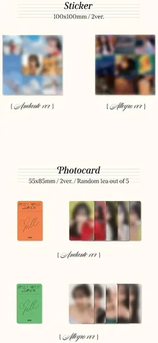 Miniatura 4 de Dreamus JO YU RI Op.22 Y-Waltz: en el primer álbum mayor, póster plegado (Andante+Allegro ver. SET), 7.362 x 9.724 in (CMAC11743)