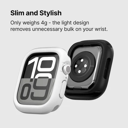 Miniatura 3 de RHINOSHIELD Funda protectora delgada compatible con Apple Watch SE 3, SE 2, SE/Series 6, 5, 4 (1.575 pulgadas), funda protectora delgada, ligera