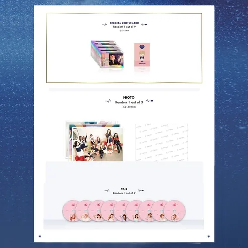 Miniatura 4 de TWICE 4th Mini Album - SIGNAL [B Ver. ] CD + Photobook + Photocard + Photocard + Photo + Photo + Regalo gratis/K-pop sellado