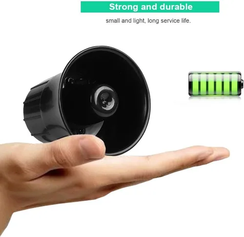 Miniatura 7 de Tosuny ES-626 Sirena de 12 V 110 dB altavoz agudo, bocina de alambre, sirena de alarma, sistema de alarma antirrobo para seguridad al aire libre