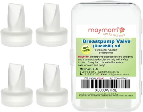 Miniatura 8 de Maymom Válvula de bomba compatible con Ameda Purely Yours, bombas MYA Joy (no para MYA o MYA Pro); palillos de repuesto para reemplazar las válvulas