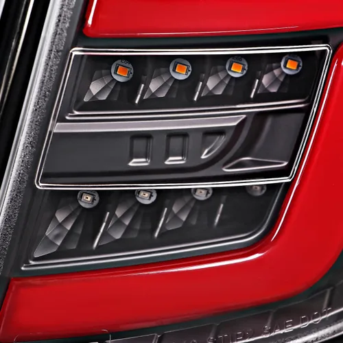 Miniatura 7 de SPEC-D TUNING Luces traseras secuenciales negras con barra LED roja compatible con Subaru Impreza WRX 2008-2014 Hatchback, conjunto de par izquierdo