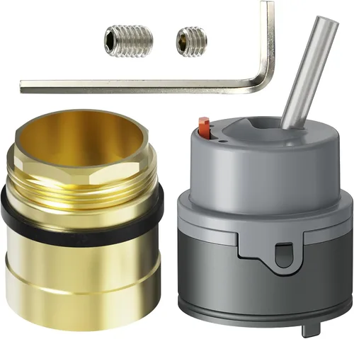 Miniatura 12 de RP19804 Cartucho de ducha compatible con Delta series 1300/1400, grifo de bañera y ducha de mango único, reemplazo para cartucho de reparación