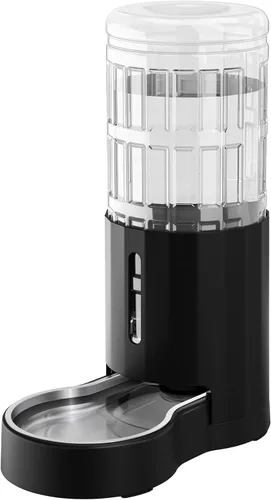 Miniatura 21 de CZPET Dispensador automático de agua de 7L para perros y gatos con cuenco de acero inoxidable, dispensador de agua por gravedad, 100% libre de BPA