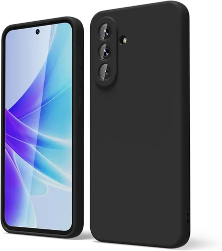 Miniatura 248 de oakxco Funda para teléfono Samsung Galaxy A12 con agarre de silicona líquida, linda delgada fina suave cubierta de gel de goma TPU lisa para mujeres