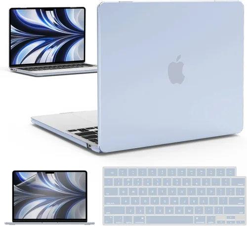 Miniatura 60 de IBENZER Funda para MacBook Air de 13 pulgadas 2026 2025 2024 2023 2022 M4 A3240 M3 A3113 M2 A2681, funda rígida con cubierta de teclado ScreenFilm