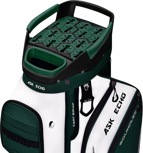 Miniatura 10 de ASK ECHO Soundless-Series - Bolsa para carrito de golf con 15 divisores, parte inferior con bloqueo de agarre