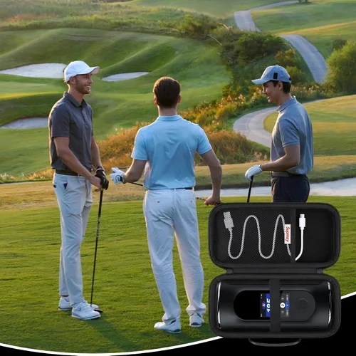 Miniatura 7 de Estuche rígido de transporte para Blue Tees Golf Player+ / Golf Player Pro GPS altavoz con pantalla táctil, funda de protección para reproductor
