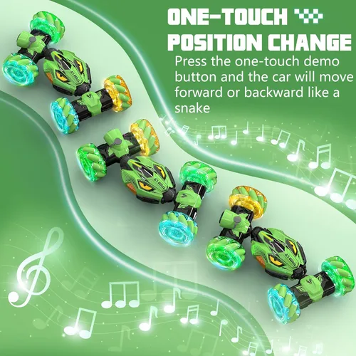Miniatura 5 de Coches de Acrobacias RC con Detección de Gestos - Juguetes para Niños de 6-12 años Los Mejores Regalos para Niños de 6-12 años Vehículo Todo