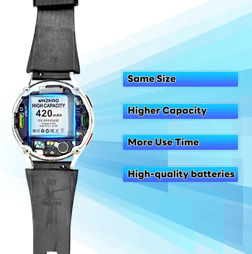 Miniatura 6 de EB-BR890ABY - Batería de repuesto para Samsung Galaxy Watch 4 Classic SM-R890 SM-R895 (1.811 in)/SM-R870 SM-R870 SM-R875 SM-R875U (1.732 in)