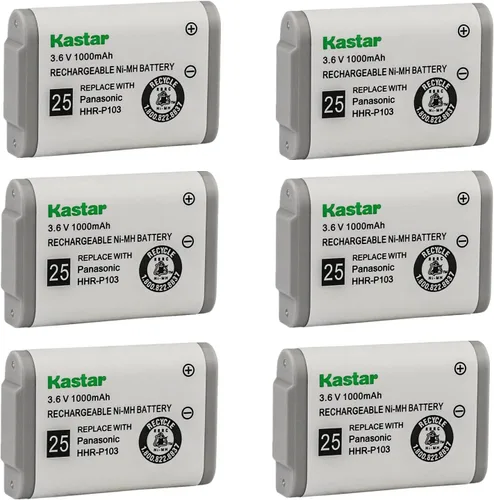 Miniatura 7 de Kastar Paquete de 1 batería de repuesto HHR-P103 para Panasonic KXTGA230S KX-TGA230W KXTGA230W KX-TGA2352 KXTGA2352 KX-TGA271 KXTGA271 KX-TGA271A