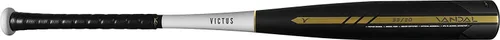 Miniatura 2 de Victus Vandal BBCOR - Bate de béisbol negro/blanco/dorado -3