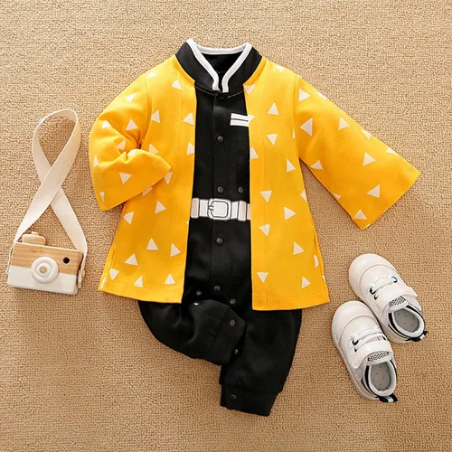 Miniatura 2 de Lindo mameluco de anime para bebé niño y niña, mameluco para Halloween, cosplay, ropa