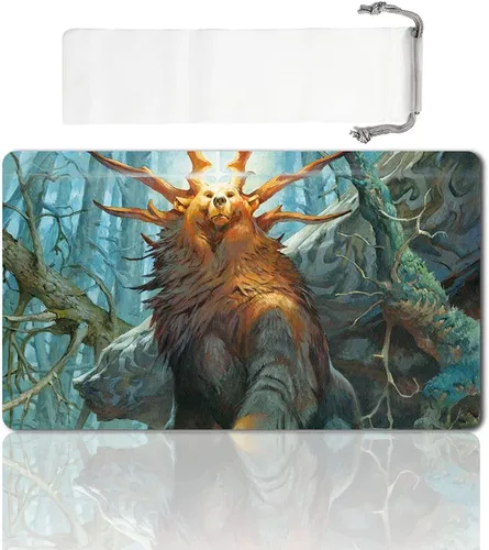 Miniatura 15 de Juego de mesa MTG Playmat Games Tamaño 60X35 cm CCG Compatible para MTG CCG RPG Juego de cartas coleccionables (Ajani Steadfast)