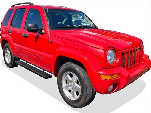 Miniatura 6 de APS Estribos de 6 pulgadas, color negro mate, compatibles con Jeep Liberty 2002-2007 de 4 puertas