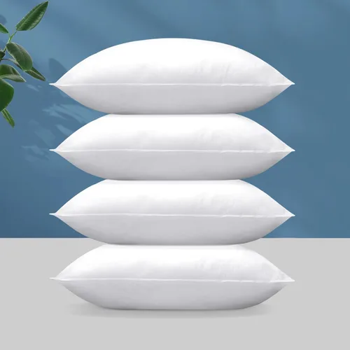 Miniatura 9 de OTOSTAR Juego de 4 rellenos de almohada de 18 x 18 pulgadas, rellenos de almohada cuadrados decorativos, fundas de almohada esponjosas de primera