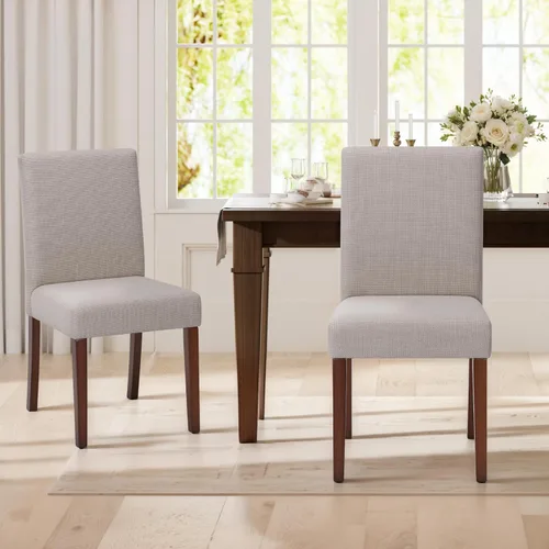 Miniatura 21 de MALOL Upholstered Dining Chairs Set of 2, Fabric Dining Room Chairs, Modern Wooden Dining Chair, Kitchen Side Chairs, Farmhouse Dinner Chair with