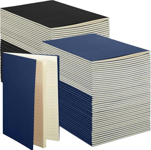 Miniatura 18 de Mimorou 100 piezas de cuadernos diarios a granel - Cuadernos kraft de tapa blanda A5 pequeños de 5.5 pulgadas x 8.3 pulgadas con 60 páginas 30 hojas