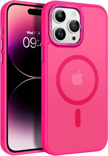 Miniatura 25 de BENTOBEN Funda magnética para iPhone 14 Pro [compatible con Magsafe] translúcida mate 14 Pro, delgada, a prueba de golpes, para mujeres, hombres